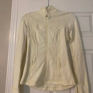 Lululemon Athletica Pale Yellow Define Jacket